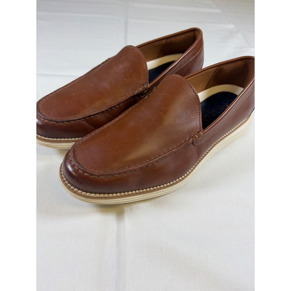 Cole Haan OriginalGrand Venetian Loafers British Tan Leather C29697 Mens 8.5 M